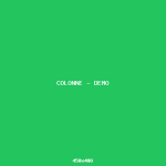 Demo - Colonne Verte